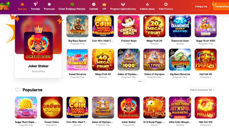 HitnSpin Casino screenshot